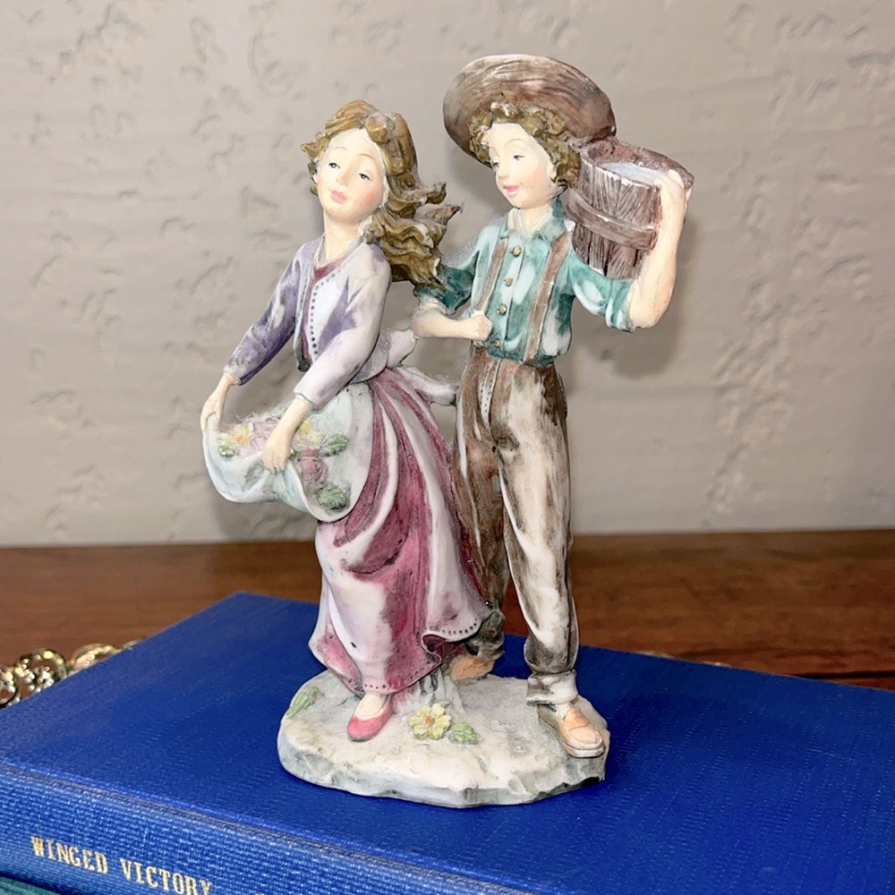 Cottagecore Farm Couple Figurine